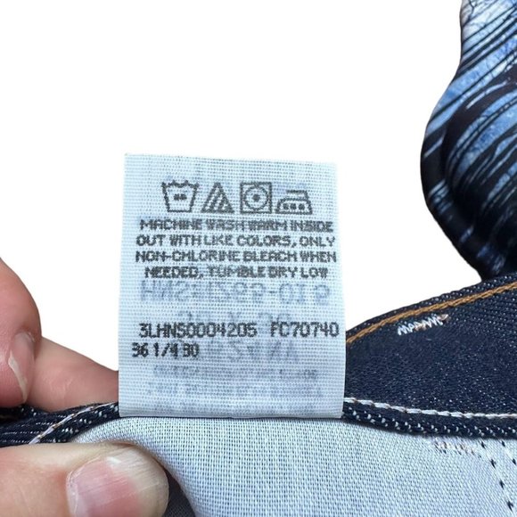 Vintage Boot Cut Rustler Jeans- New Dead Stock- 36 x 30- Dark Denim - Picture 8 of 15